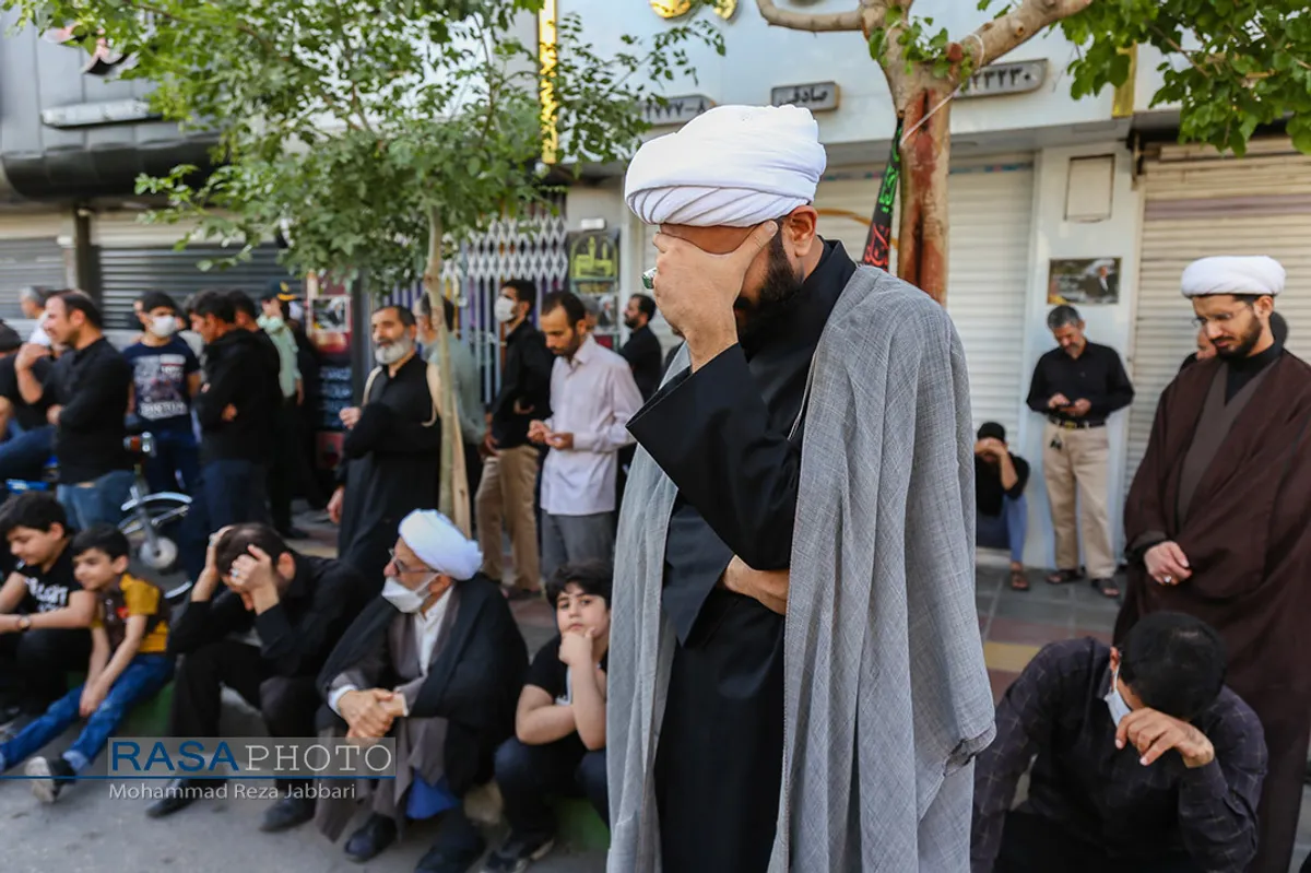 عزاداری روز شهادت حضرت امیرالمومنین علی (علیه السلام) با حضور حضرت آیت الله وحید خراسانی
