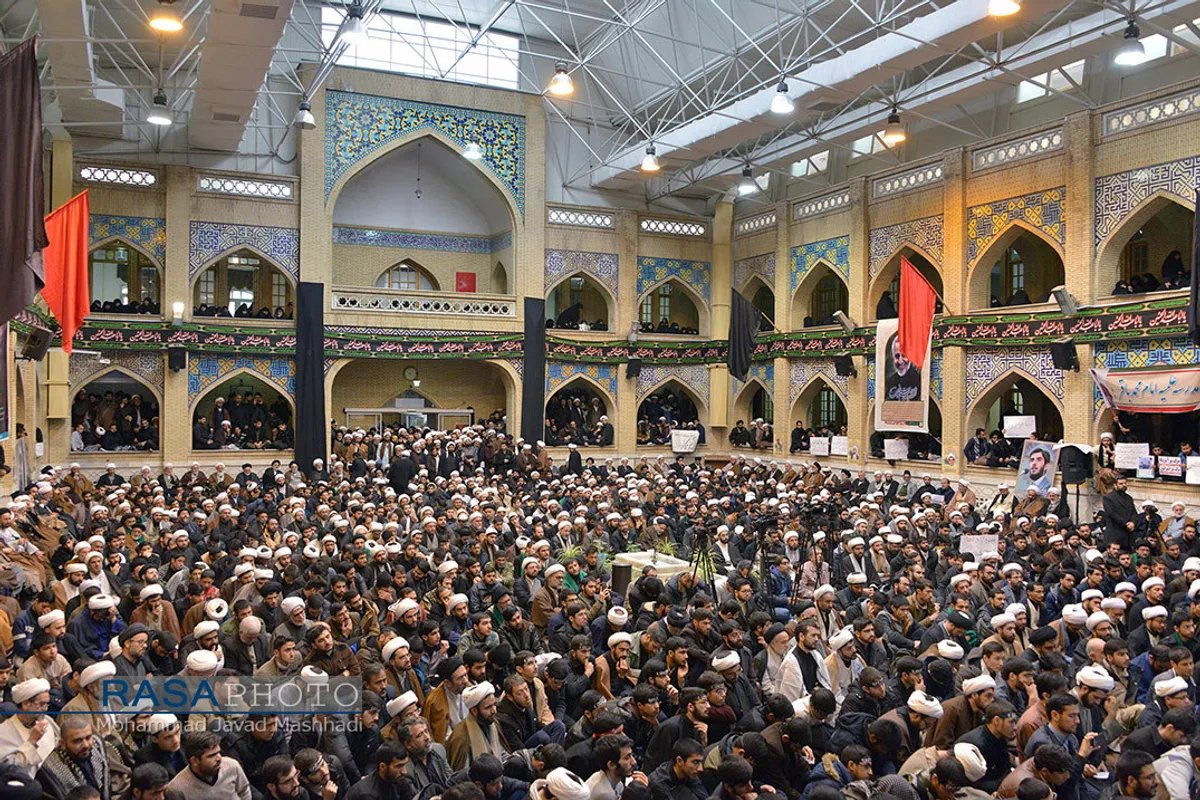 اجتماع حوزویان استان خراسان در پی شهادت سردار حاج قاسم سلیمانی