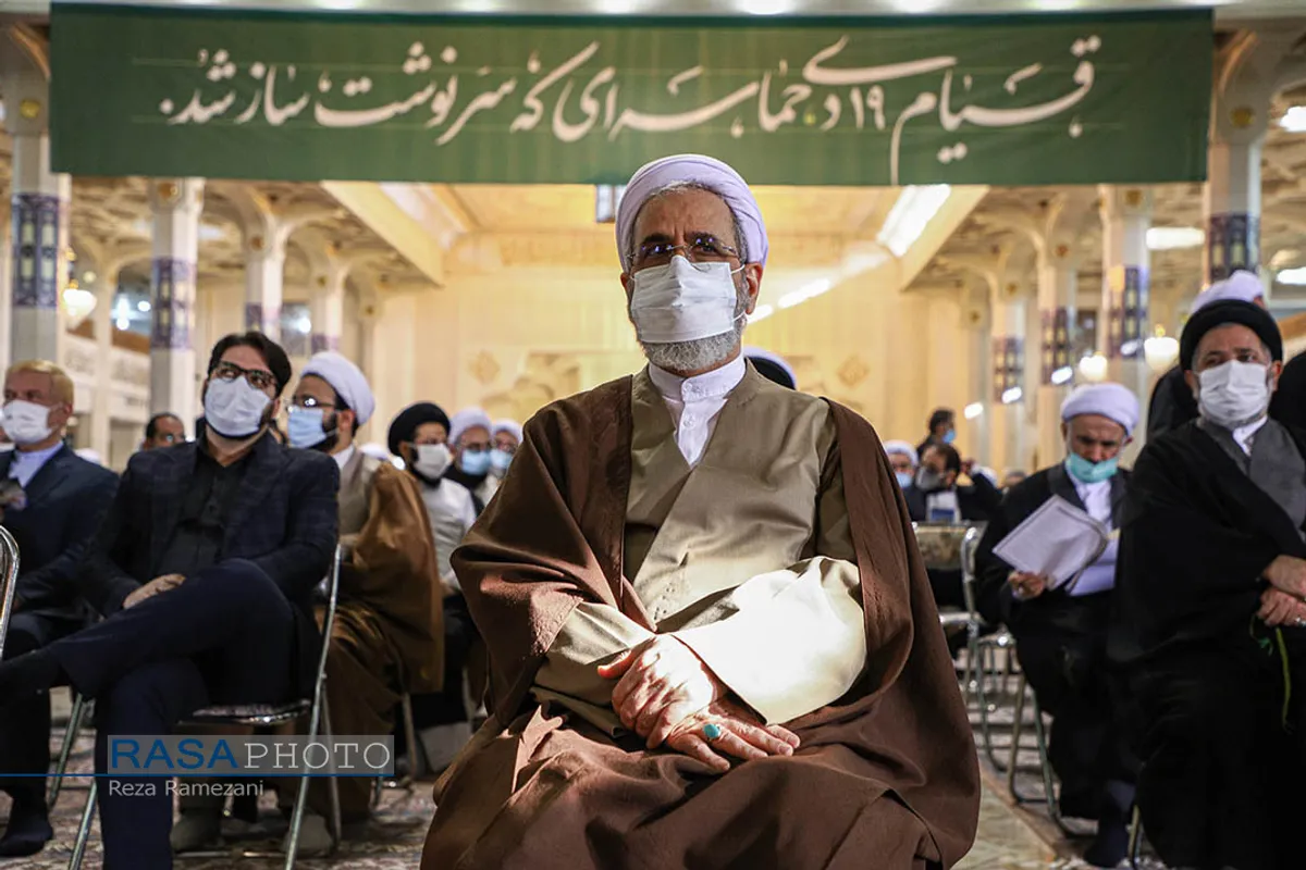ارتباط تصویری با جمعی از مردم قم با مقام معظم رهبری -۲