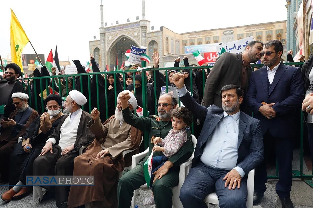 راهپیمایی یوم الله 13 آبان در قم