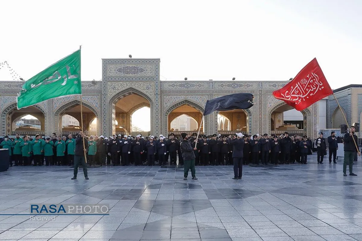 عزاداری روز شهادت حضرت صدیقه کبری (سلام&zwnj;الله&zwnj;علیها) در حرم مطهر رضوی