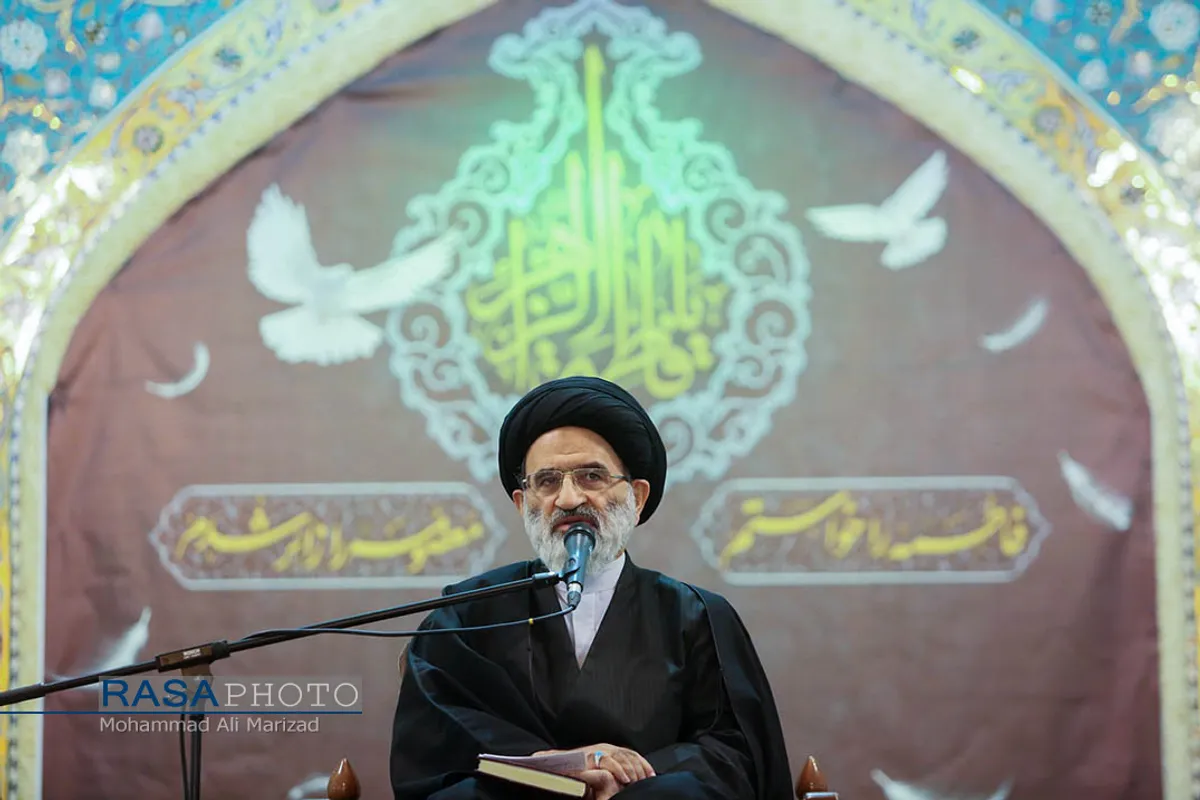 مراسم چهلم مرحوم آیت الله مجتهد شبستری در حرم کریمه اهل&zwnj;بیت (ع)