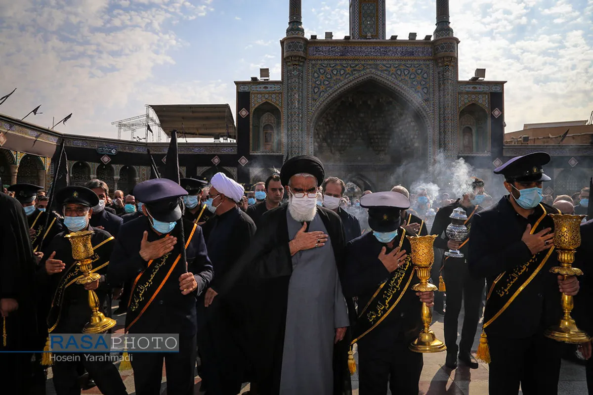 عزاداری روز شهادت حضرت امام علی بن موسی الرضا (ع) در قم