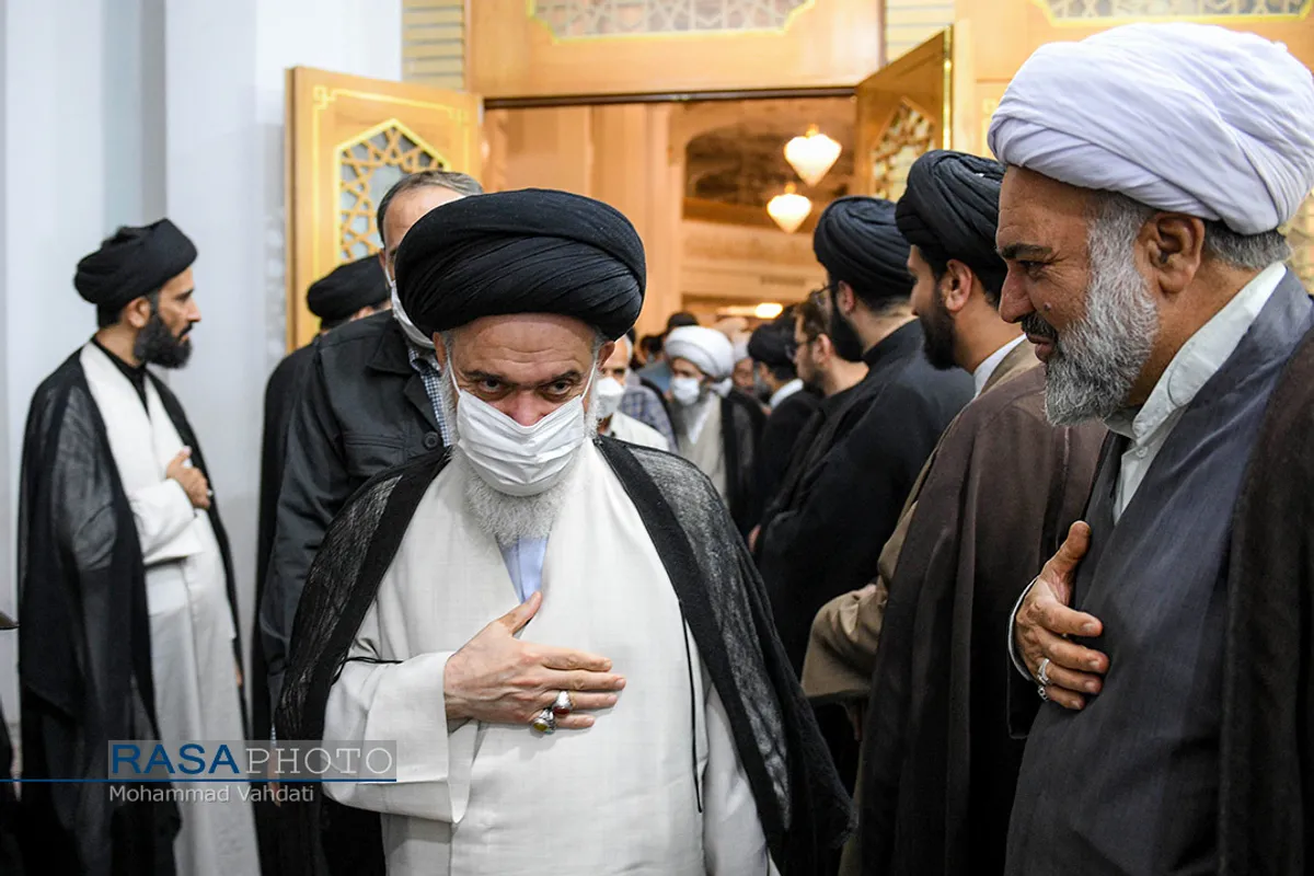 مراسم چهلمین روز ارتحال آیت الله علوی گرگانی