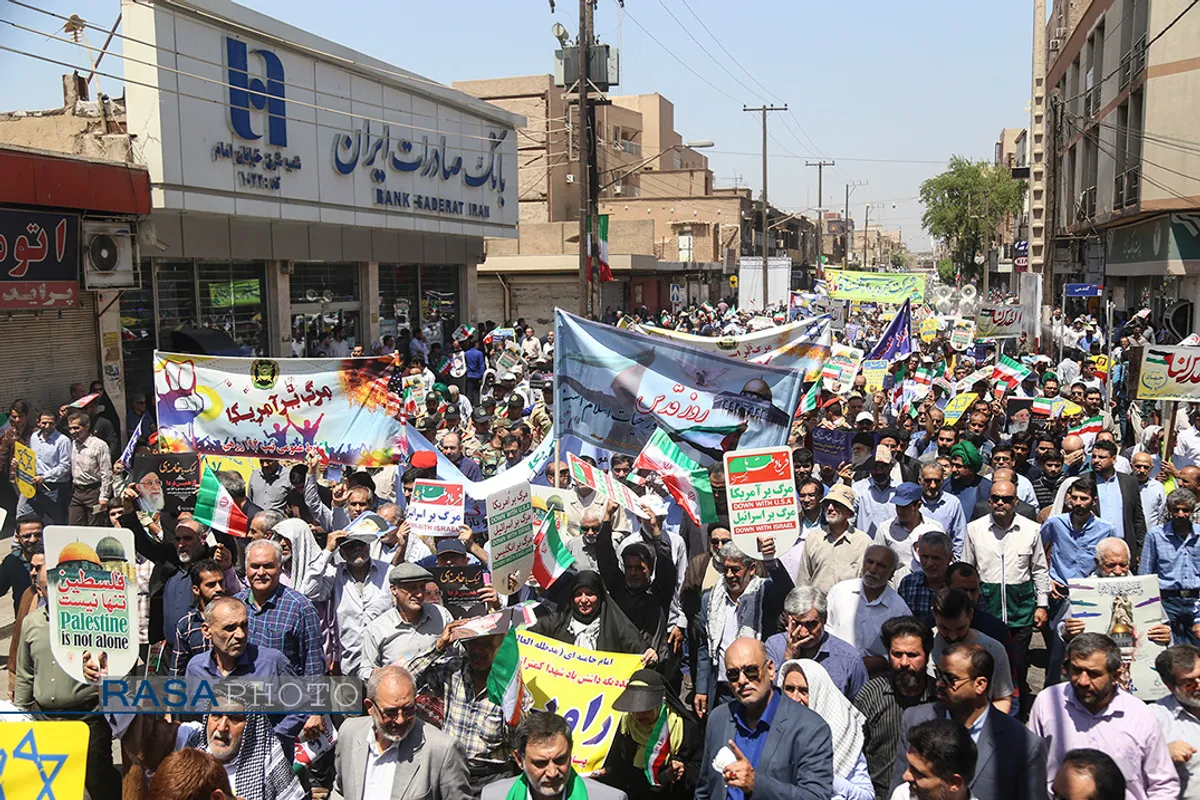 به سوی قدس | راهپیمایی روز جهانی قدس در اهواز
