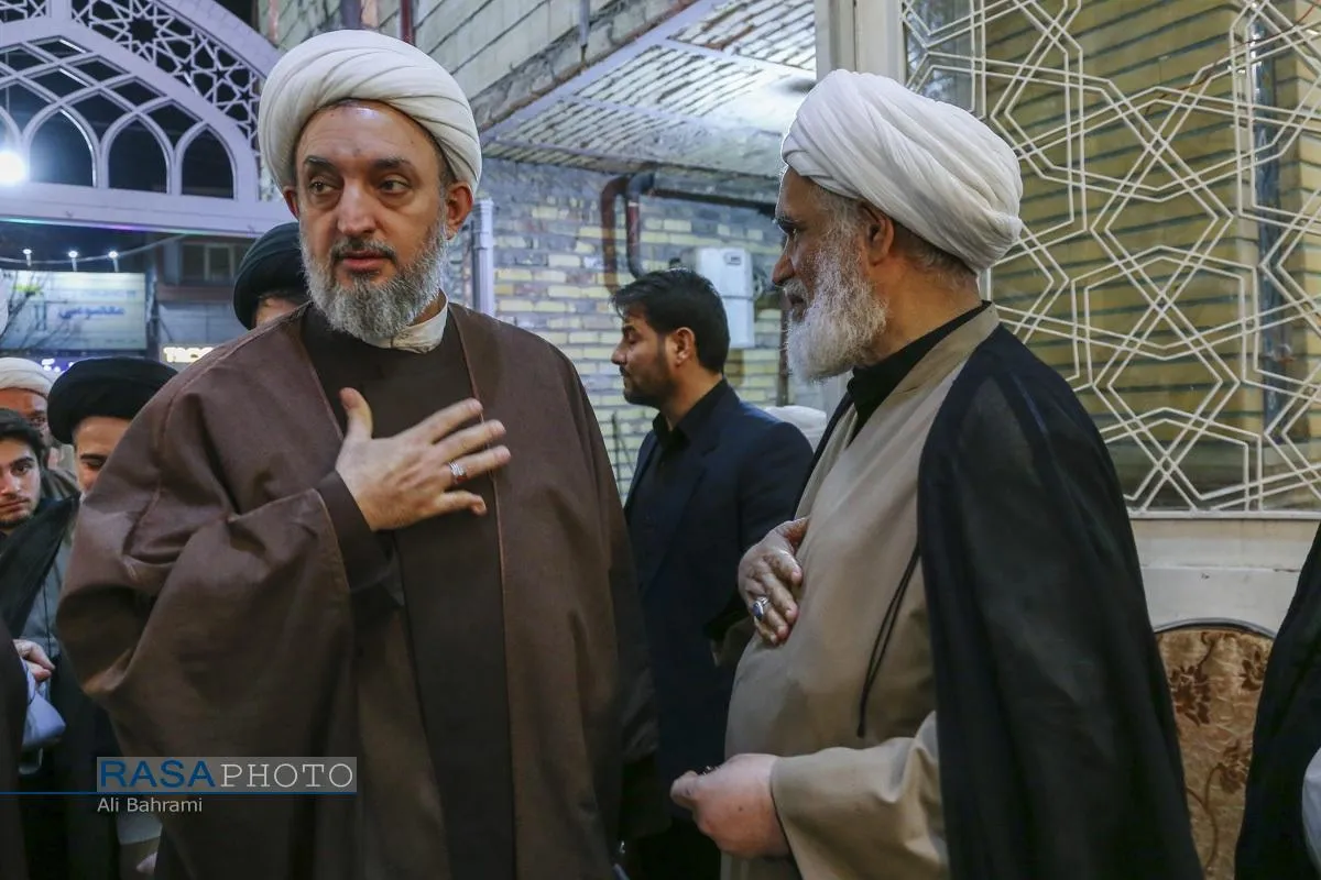 مراسم ختم ابوالزوجه آیت الله کعبی در قم
