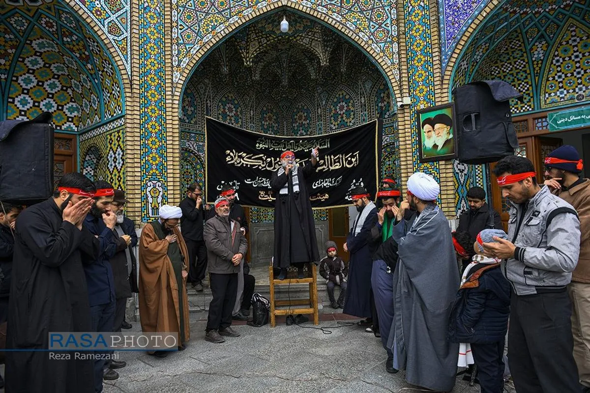 عزاداری روز شهادت حضرت امام موسی کاظم (علیه&zwnj;السلام) در حرم بانوی کرامت