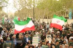 راهپیمایی نمازگزاران جمعه اصفهان در حمایت از سپاه