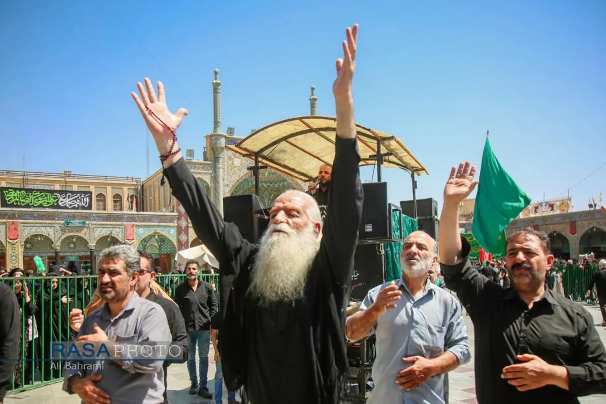 عزاداری روز شهادت حضرات پیامبر اعظم و امام حسن مجتبی (علیهما&zwnj;السلام) در قم