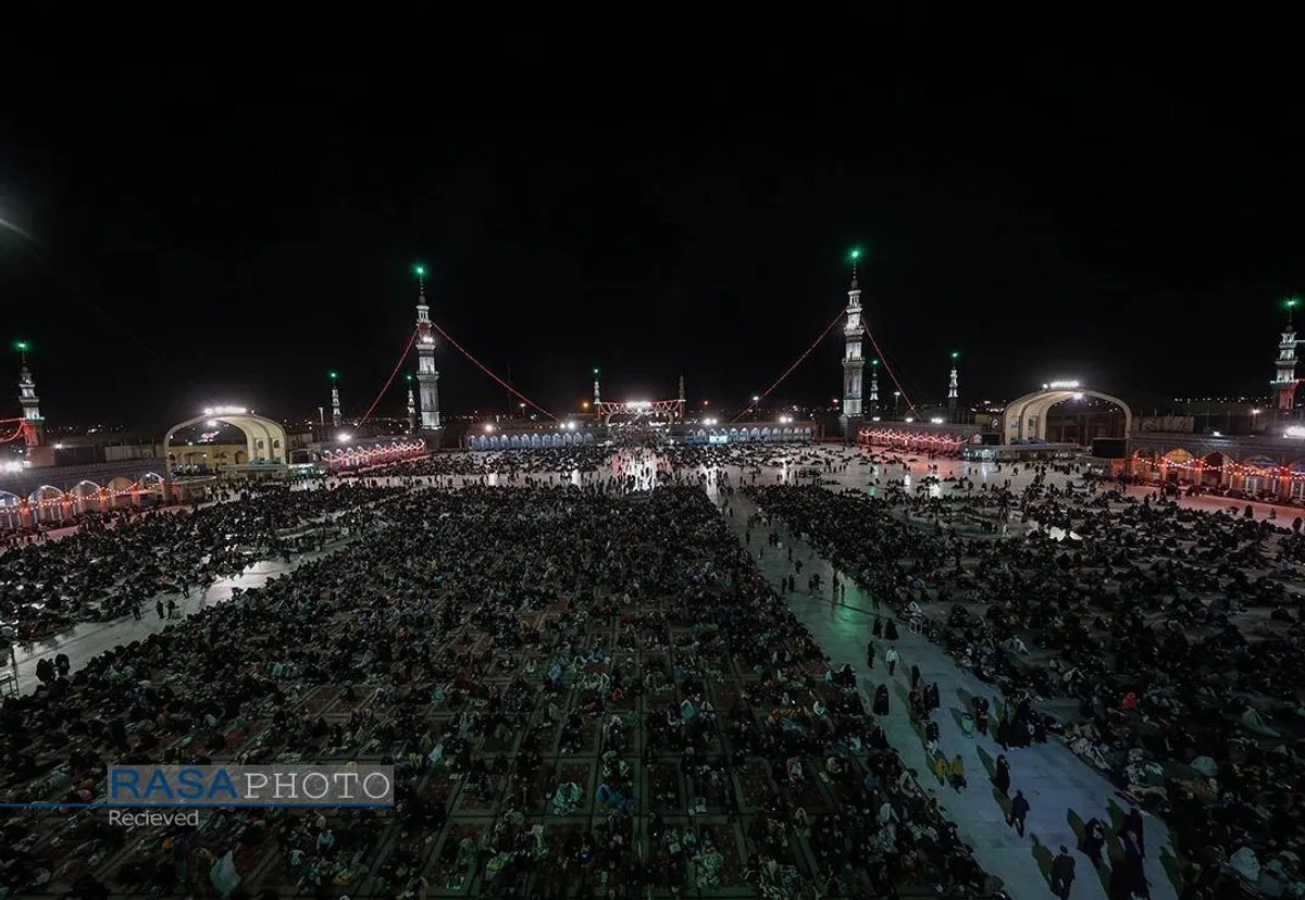 احیا شب نوزهم ماه مبارک رمضان در مسجد مقدس جمکران