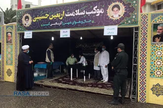 فعالیت&zwnj;های گروه جهادی امام حسن مجتبی (ع) در اربعین حسینی