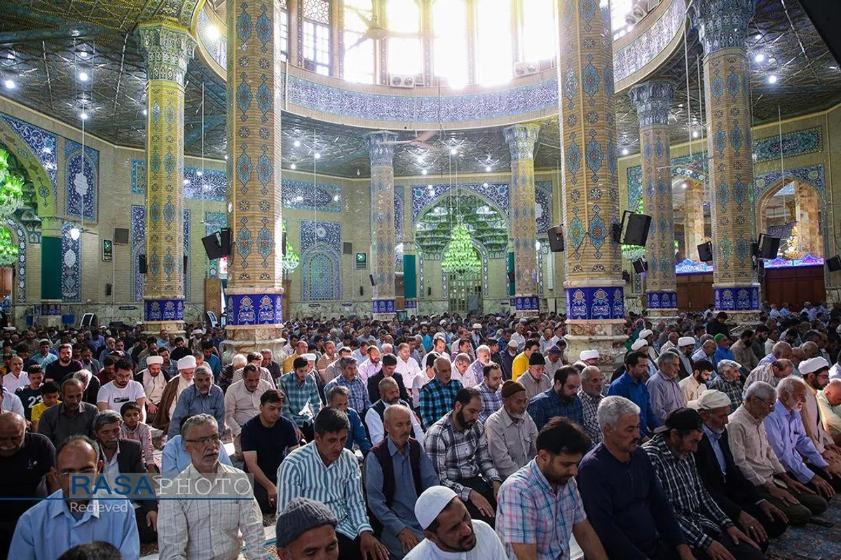 اقامه نماز عید سعید قربان در مسجد مقدس جمکران