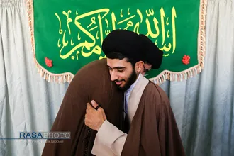 جشن عمامه&zwnj;گذاری طلاب توسط حضرت آیت الله سبحانی
