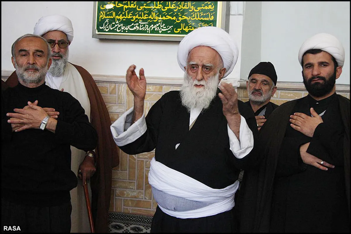 تصاویر آرشیوی |  از مرحوم آیت الله عبد الله نظری خادم الشریعه