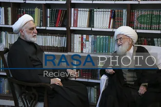دیدار رئیس قوه قضائیه با حضرت آیت الله نوری همدانی
