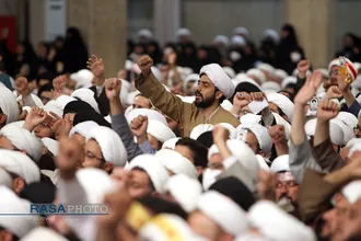 دیدار جمعی از مبلغان و طلاب حوزه&zwnj;های علمیه سراسر کشور