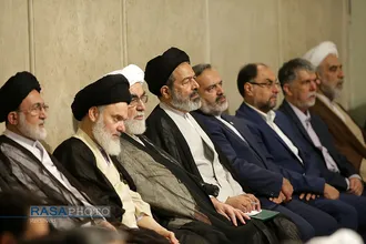 دیدار دست اندرکاران و کارگزاران حج با مقام معظم رهبری