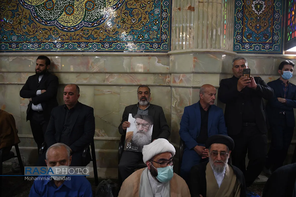تشییع پیکر مرحوم آیت الله فاطمی&zwnj;نیا در قم