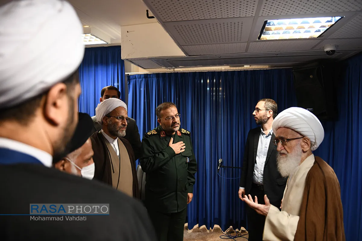 دیدار رئیس سازمان بسیج مستضعفین با مراجع تقلید و علما قم