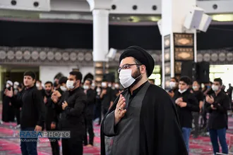 مراسم عزاداری هیئت کف العباس&zwnj;(ع) قم با رعایت پروتکل&zwnj;های بهداشتی