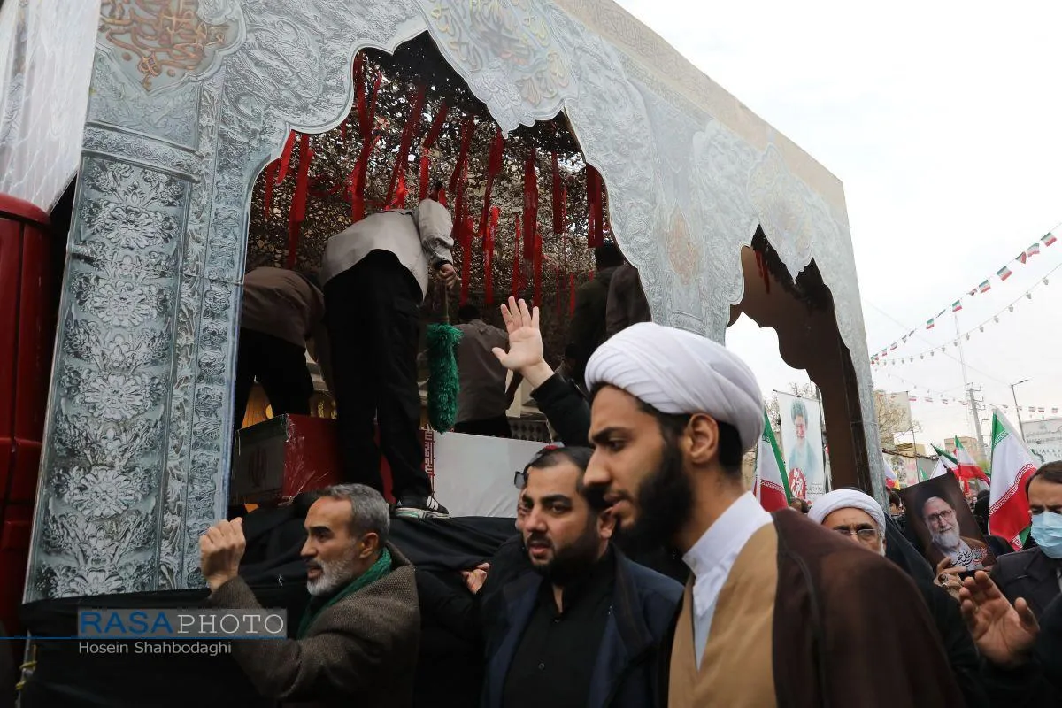 تشییع پیکر شهید خطیب در قم