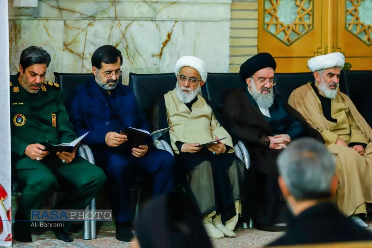 مراسم بزرگداشت شهدای اقتدار و چهلم شهدای روحانیت
