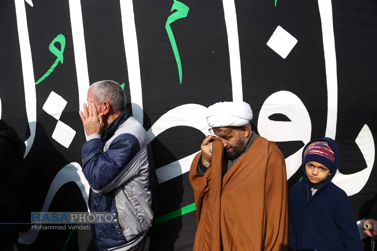 عزاداری شهادت حضرت زهرا (سلام الله علیها) با حضور حضرت آیت الله وحید خراسانی