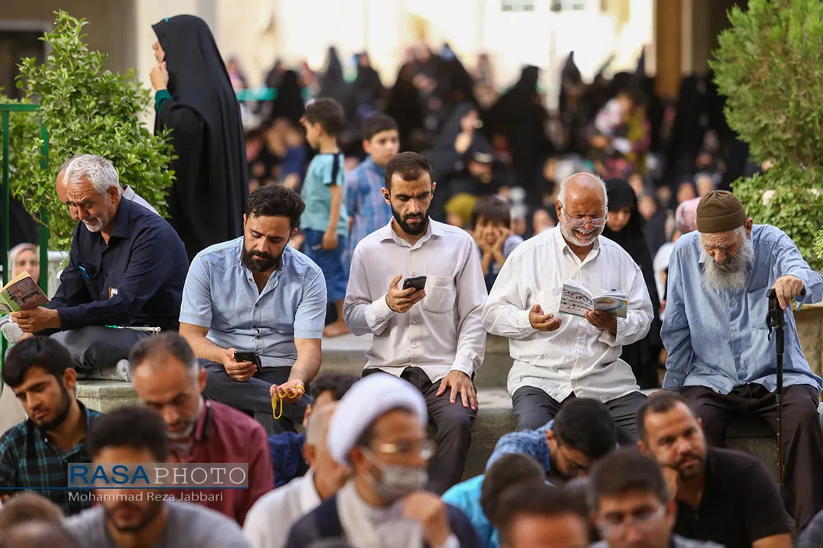 مراسم پرفیض دعای عرفه در حرم کریمه اهلبیت (سلام الله علیها)