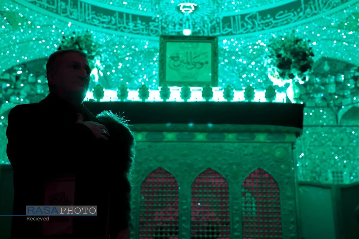 عزاداری شب شهادت حضرت امام هادی (علیه&zwnj;السلام) در حرم امامزاده موسی مبرقع قم