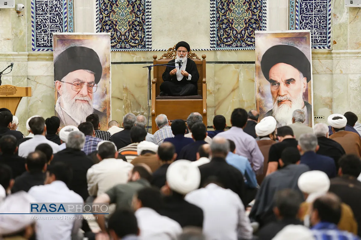 مراسم ختم آیت الله فاطمی&zwnj;نیا در مسجد اعظم قم