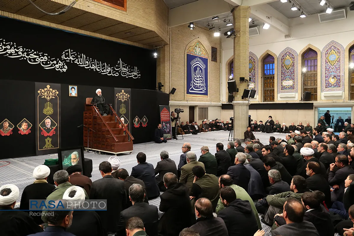 بزرگداشت شهید سپهبد قاسم سلیمانی و یاران مجاهدش در حسینیه امام خمینی (ره)