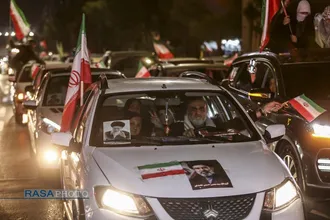 شور  و شوق مردم در خیابان&zwnj;های قم در پی اعلام رهبری حضرت آیت الله سید مجتبی خامنه&zwnj;ای