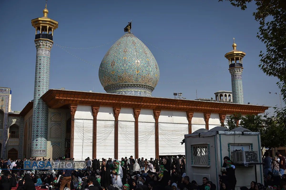 همایش عظیم شیرخوارگان حسینی در حرم حضرت احمدبن موسی در شیراز