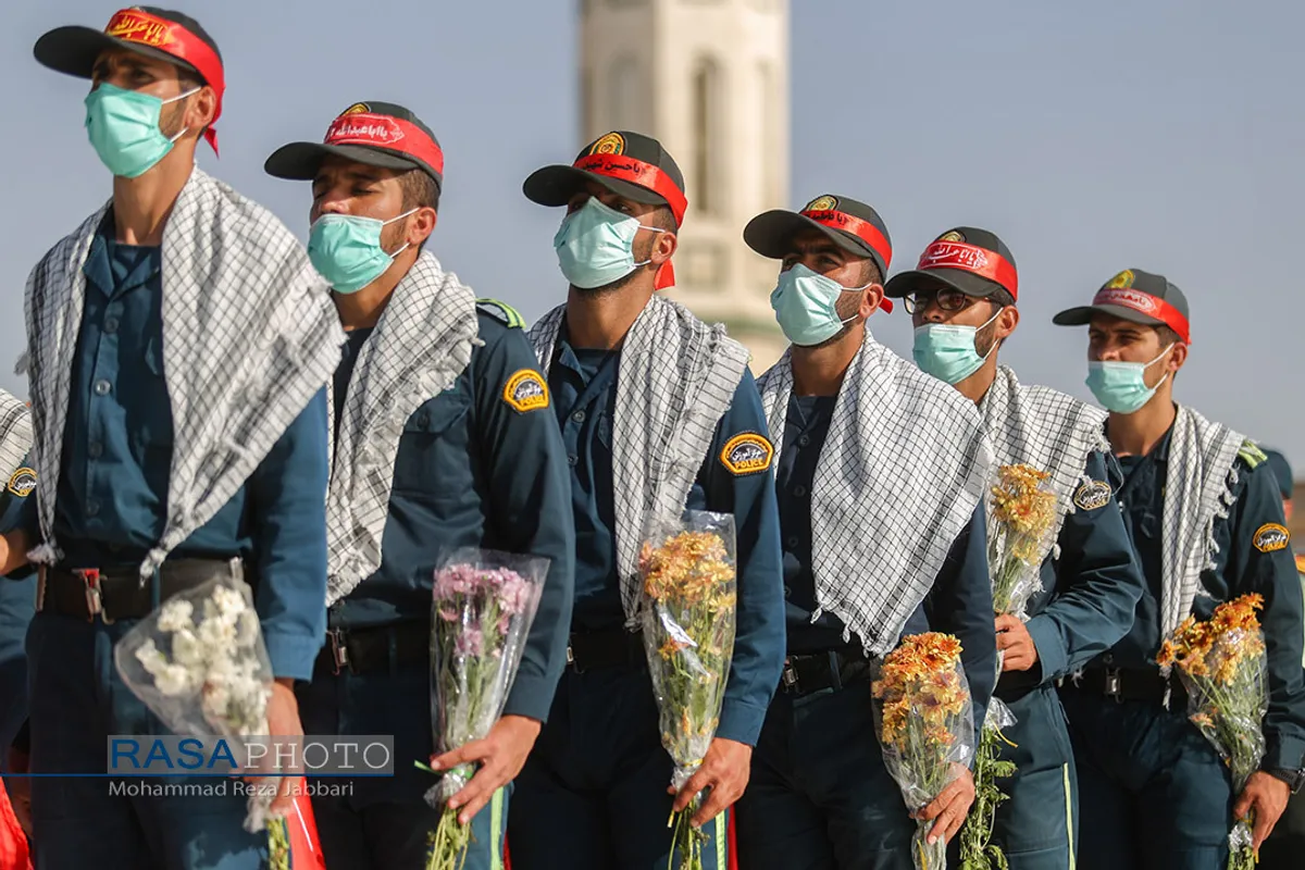 &laquo;عهد سربازی&raquo; نیرو&zwnj;های مسلح با امام زمان (عج) در جمکران&lrm;&lrm;