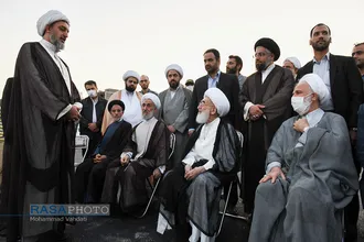 آیین کلنگ زنی مجتمع آموزشی فرهنگی کریمه اهل بیت (ع)