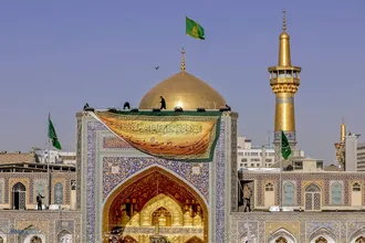 کتیبه&zwnj; های ولادت حضرت فاطمه زهرا (سلام&zwnj;الله&zwnj;علیها) در حرم مطهر رضوی