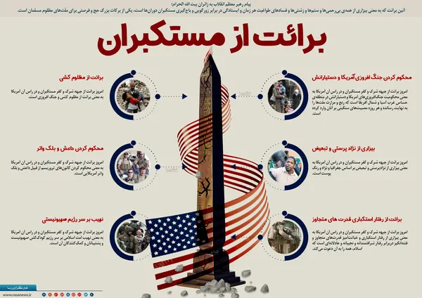 اینفوگرافیک | برائت از مستکبران