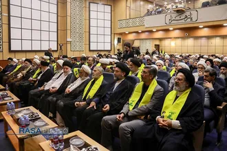مراسم بزرگداشت شهید سید حسن نصرالله فرماندهان جبهه مقاومت