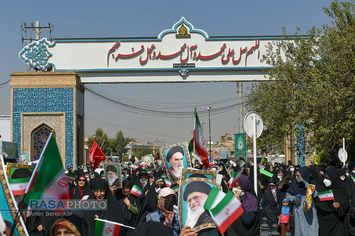 راهپیمایی "بانوان فاطمی" در شیراز