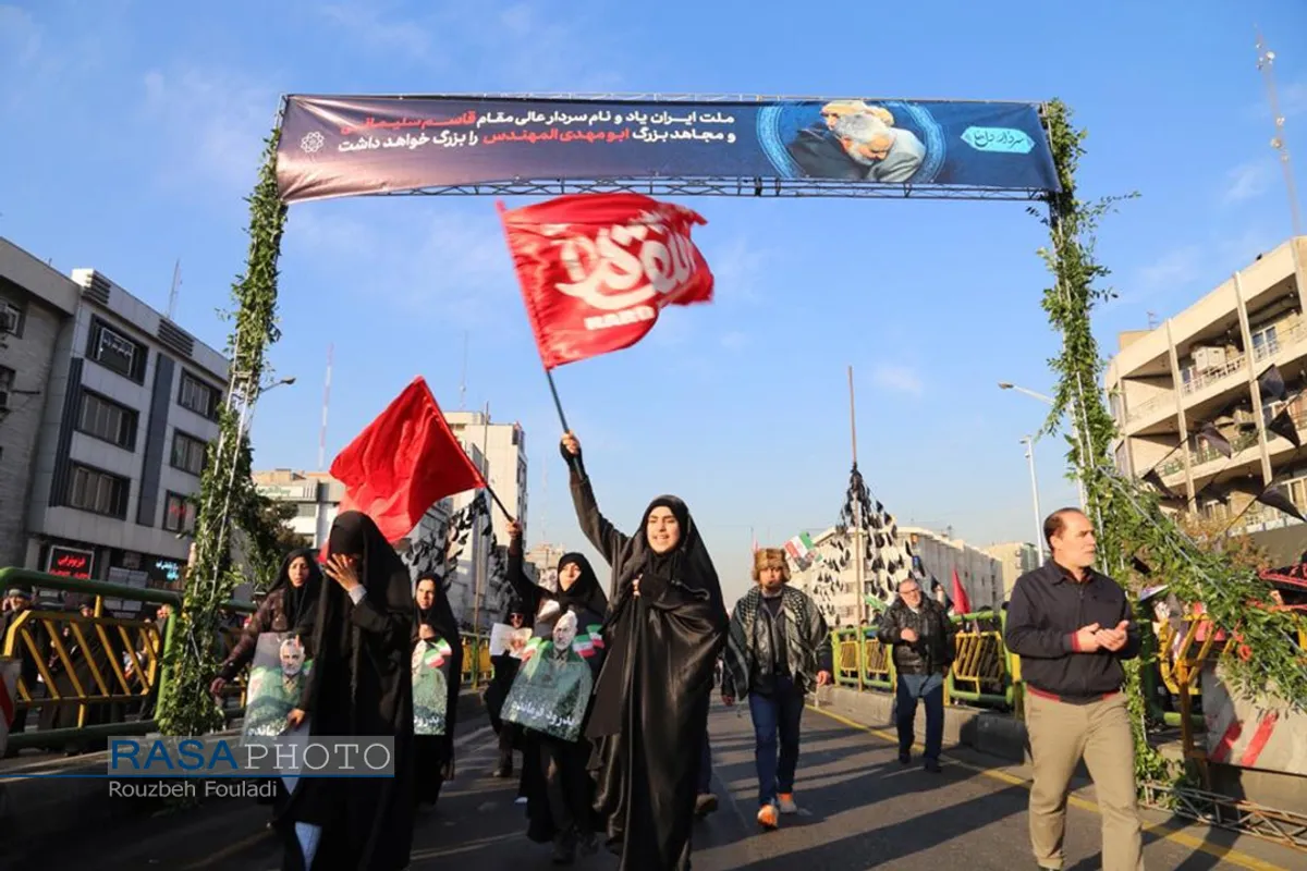 تشییع باشکوه سپهبد شهید حاج قاسم سلیمانی در تهران