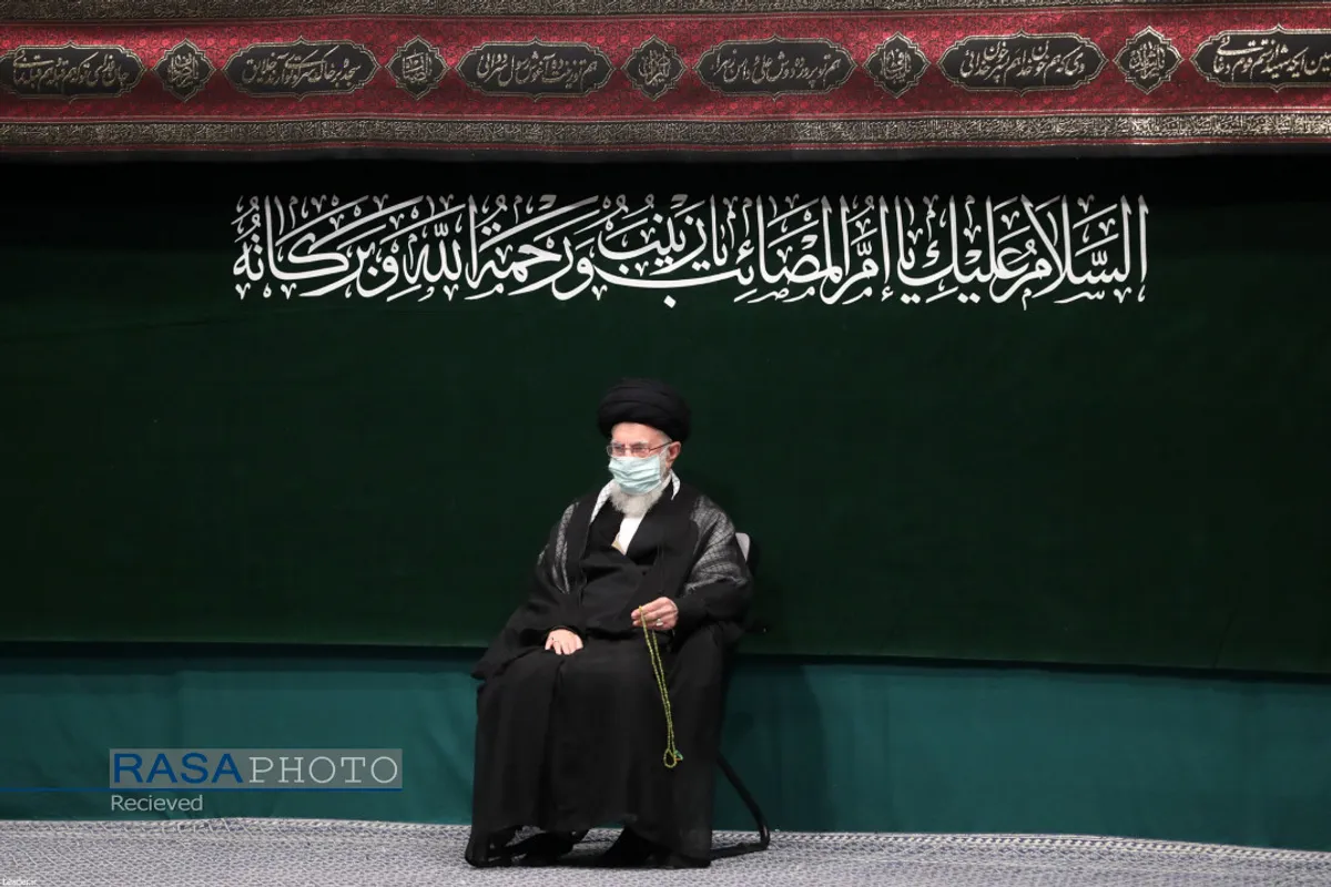 عزاداری اربعین حسینی هیئت&zwnj;های دانشجویی در حسینیه امام خمینی (ره) با حضور مقام معظم رهبری