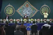 تجدید بیعت جمعی از معلولان با امام زمان در مسجد جمکران