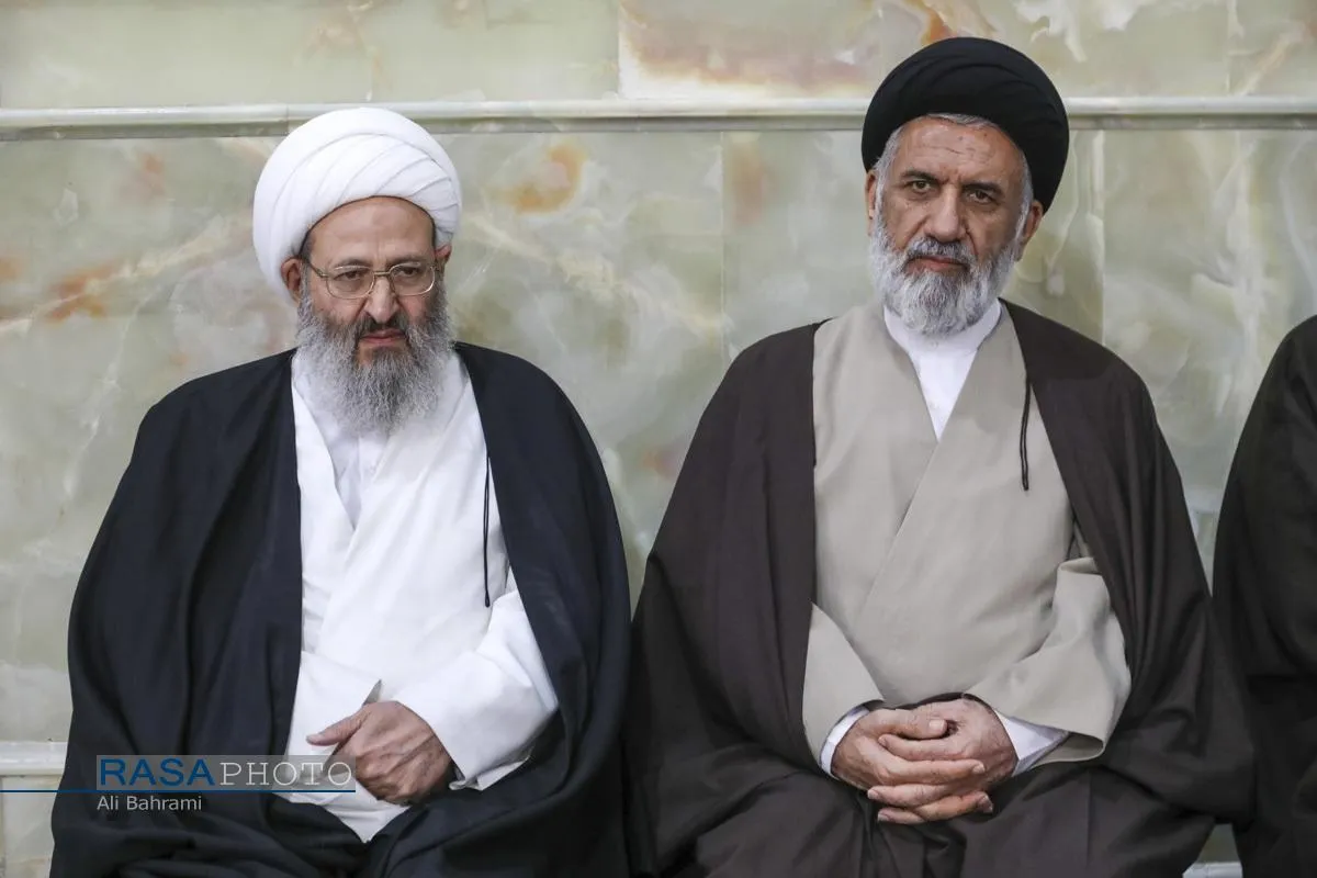 تشییع پیکر آیت الله سیدهادی حسینی سیستانی برادر حضرت آیت&zwnj;الله سید علی سیستانی