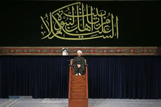 عزاداری سالروز شهادت پیامبر اعظم (ص) و حضرت امام حسن مجتبی (ع) با حضور رهبر انقللاب
