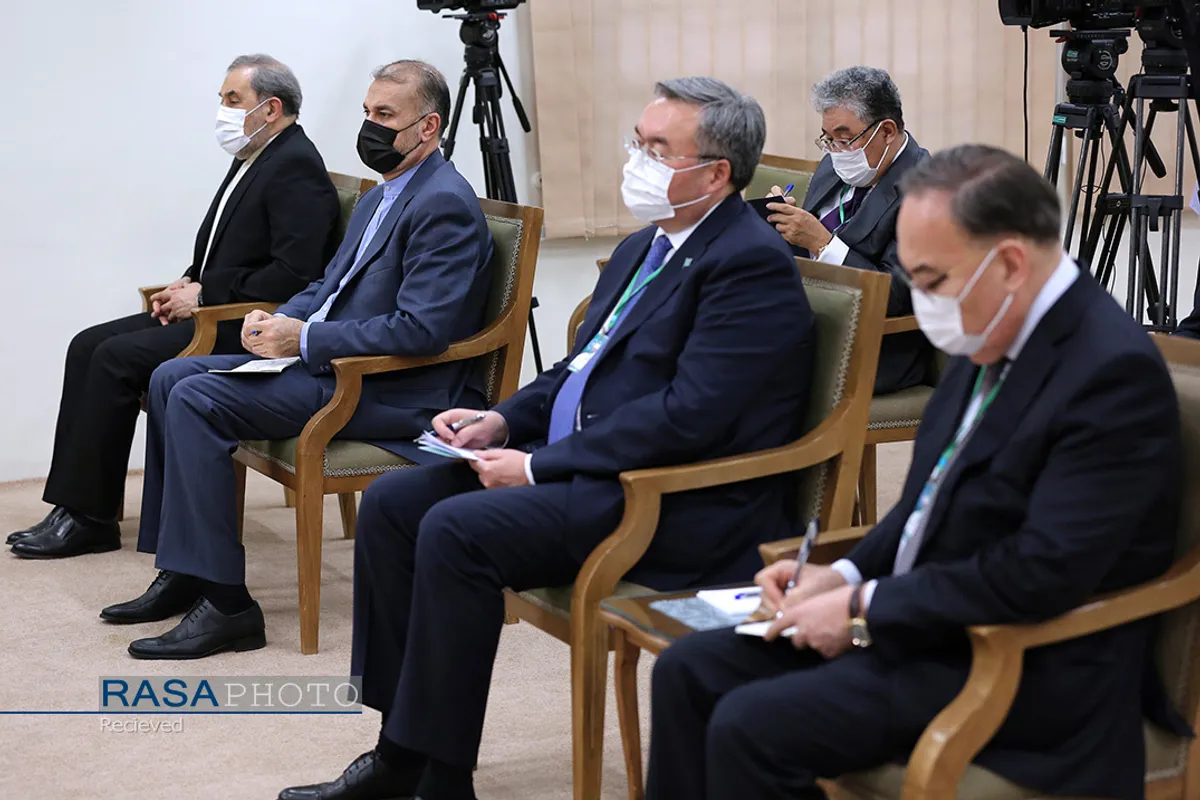 دیدار رئیس&zwnj;جمهور قزاقستان با مقام معظم رهبری