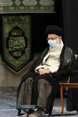 عزاداری سالروز شهادت پیامبر اعظم (ص) و حضرت امام حسن مجتبی (ع) با حضور رهبر انقللاب