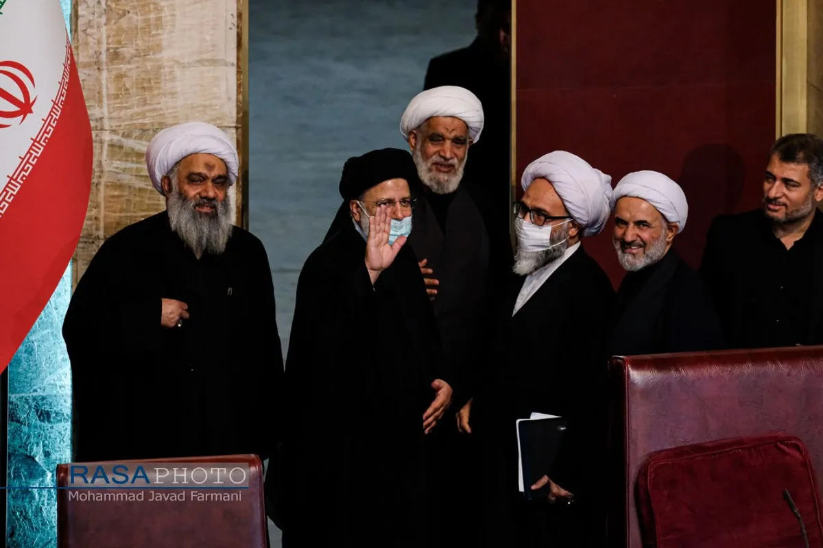 شهید آیت الله رئیسی در محضر بزرگان