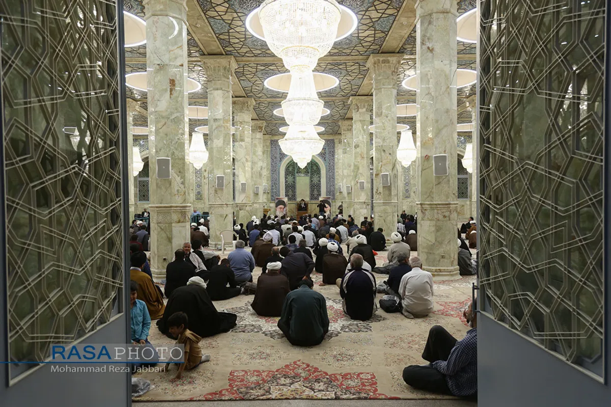 مراسم ختم آیت الله فاطمی&zwnj;نیا در مسجد اعظم قم
