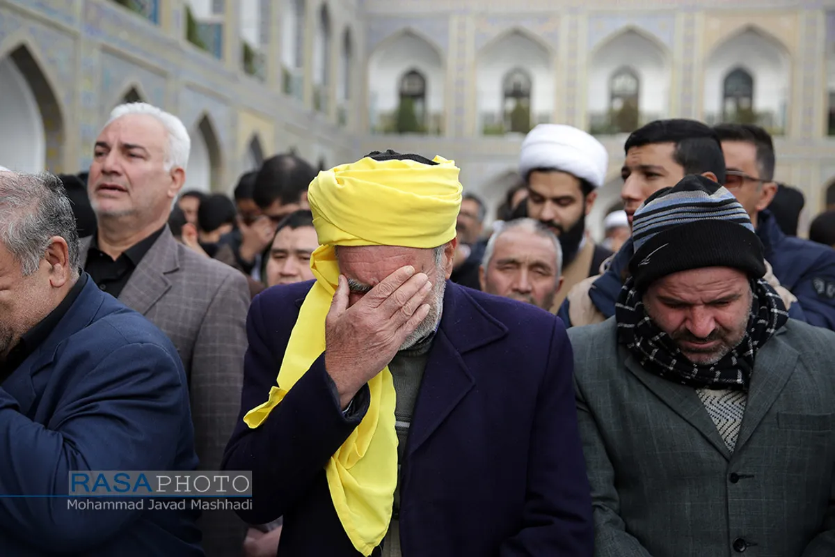 تشییع پیکر آیت&zwnj;الله موسوی خلخالی در مشهد
