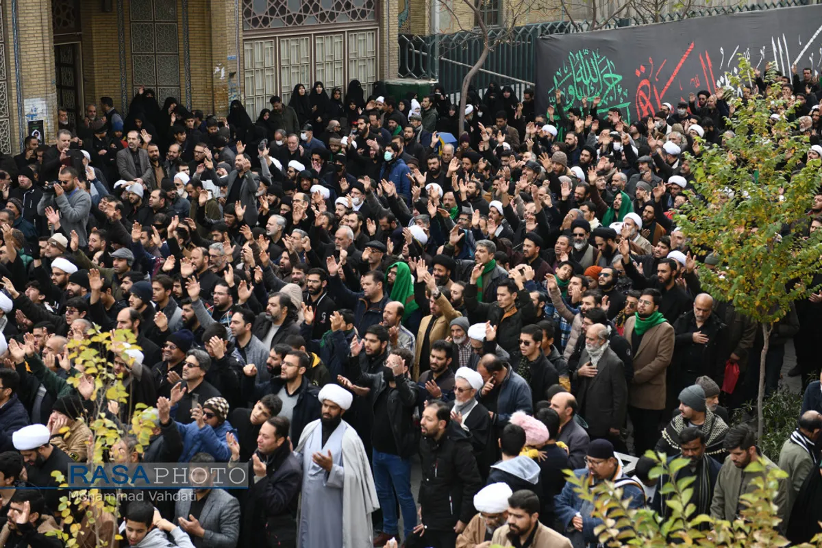 عزاداری شهادت حضرت زهرا (سلام الله علیها) با حضور حضرت آیت الله وحید خراسانی